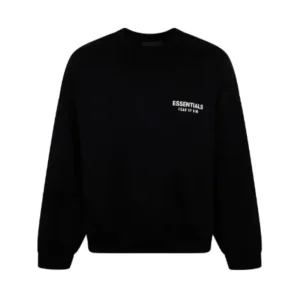Black Essential Sweatshirt​