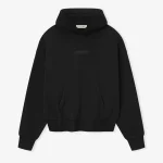 Black Essentials Hoodie