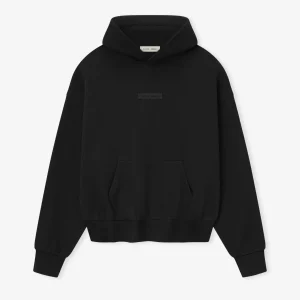 Black Essentials Hoodie