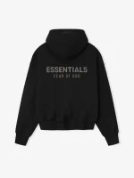 Black Essentials Hoodie