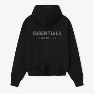 Black Essentials Hoodie