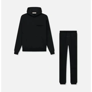 Black Essentials Tracksuit