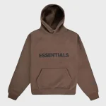 Brown Essentials Hoodie​