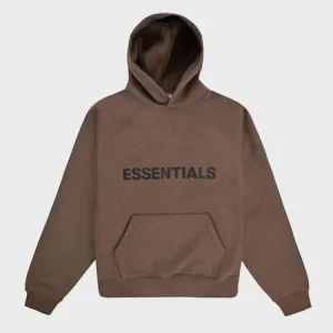 Brown Essentials Hoodie​