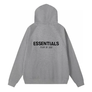Dark Grey Essentials Hoodie​