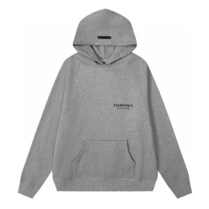 Dark Grey Essentials Hoodie​