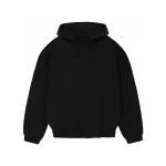 Essentials Black Matte Hoodie​