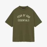 Essentials Jersey Crewneck T Shirt​ Military
