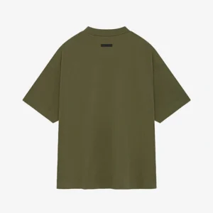 Essentials Jersey Crewneck T Shirt​ Military