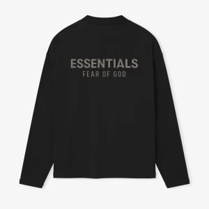 Fear Of God Essentials Long Sleeve T-Shirt​ Jet Black