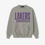 Lakers Essentials Sweatshirt​ Concrete Heather