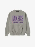 Lakers Essentials Sweatshirt​ Concrete Heather