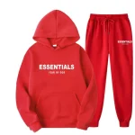 Red Essentials Tracksuit​