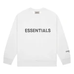 White Essentials Sweatshirt​