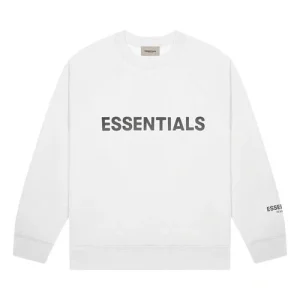 White Essentials Sweatshirt​